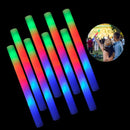 30Pcs Glow Foam Sticks for Wedding Light Up Pink Foam Stick 3 Modes Flashing Glow Wand Birthday Easter Party Supplies Customized