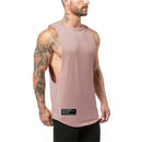 Brand Gym Clothing Fitness Men's Tank Tops Bodybuilding Stringer Summer Breathable Workout Singlets Cotton Sleeveless T Shirt