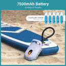CYCPLUS 12V DC Sup Pump Rechargeable 7500mAh Electric Inflatable Deflatable Inflator for Surfing Paddle Board Boat Kayak