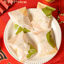 2025 Chinese New Year Snowflake Crispy Packaging 100Pcs 7x10cm Baking Cookie Machine Sealed Candy Bags