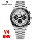 PAGANI DESIGN 2024 New AK Project Men's Watches Luxury Quartz Wrist Watch For Men AR Sapphire Speed Chronograph Automatic Date