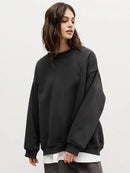 Wolfeel Oversized Hoodies & Sweatshirts for Women Autumn Winter Thick Warm Fleece Sweatshirt Girls Streetwear Loose Pullovers