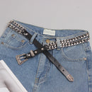Women Hip Hop Metal Belt Fashion Dress Jeans Decorative Belts For Women Trendy Street Gold Waist Chains Clothing Accessories