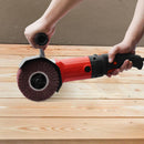 1580W Electric Brushing Machine Pure Copper Brushed Motor Handheld Wire Drawing Machine with Wheel