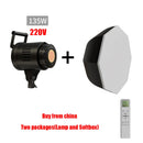 135W Photography LED COB Video Light  Daylight-Balanced Sun Lamp for Portrait Flash Studio Accessories Youtube Live