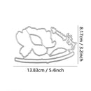 Lotus Flower Transparent Clear Stamps and Cutting Dies For DIY Craft Making Card Photo Album Scrapbooking Decoration Template