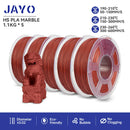 JAYO 3D Filament High Speed PLA Marble 5.5KG HSPLA MB 1.75mm Neatly Wound Good Toughness Colorful for FDM 3D Printing Materials