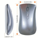 Wireless Bluetooth Dual Mode Silent Mouse, Bluetooth Mode, Dual Mode Design, Silent Click, 2.4G Optical Cordless Mouse, Laptop M