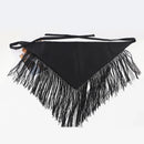 Women Retro Waistband Tassel Wide Waist Belt Fashion Triangle Tassel Corset Belt Shirt Dress Coat Decor Accessories