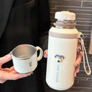 The Oasis | 600-800ml Double-Wall Vacuum Flask with Tea Strainer