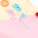 Cartoon Animal Head Chopsticks Children Eating Training Baby Learning Chopsticks