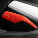 Betterhumz 汽车方向盘套 适用于特斯拉 Model 3 Model Y Alcantara 材质 柱式换挡旋钮饰件贴纸配件