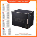 SucceBuy 3 in 1 Plyometric Jump Box Wooden Plyo Box Black For Home Gym Training Conditioning Strength Training