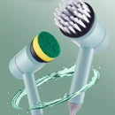 Electric Spin Cleaning Brush with 3 PCS Heads Cordless Portable Scrub Brush Handheld Scrubber Suitable for Bathroom Kitchen Tool