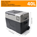 The Road Frost | 20-55L Portable Compressor Car Refrigerator 12V/24V with AC Adapter