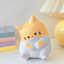 Soft PU Slow Rebound Cartoon Cat Pop Fidget Toy, 1PC Adorable Squeeze Ball, Stress Relief for Kids Adults, Halloween Christmas Gift