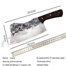 CHUN Forged Bone Chopper Hammer Kitchen Butcher Knife High Carbon Stainless Steel Kitchen Chopper Cleaver Chef Cooking Tools