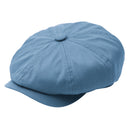 BOTVELA Newsboy Cap Men's Twill Cotton Eight Panel Hat Women's Baker Boy Caps Retro Big Large Hats Male Boina Black Beret 003
