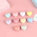 Children's Room Crystal Knobs Cute Single-hole Round Drawer Handle Cartoon Color Ceramic Hand-in-hand Wardrobe Drawer Handles