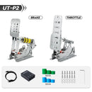 SIMJACK Ultimate Pedals Sim Racing Pedals PC Racing Simulator Pressure Sensor Load Cell HE Hydraulic Pedal