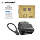 2026 KONNWEI KW906 OBD2 汽车发动机系统诊断工具扫描仪 蓝牙5.0 适用于安卓/苹果系统 ELM 327 代码读取器 Pic18F25K80