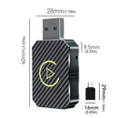 2025 New Wireless Carplay Android Auto Adapter 2 in 1 Smart AI Box Plug&Play Car Dongle BT WiFi for Wired CarPlay/Andriod Auto