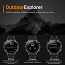 The Milestone Recon | 1.7'' HD GPS Military Smartwatch with Flashlight
