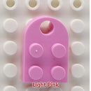50pcs DIY Building Blocks 3176 Brick Heart Necklace/Key Ring Toys 2x 3 Heart-shaped Multicolor Educational Toy Gift for Children