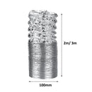 2/3M 4 inch 100mm Ventilator Pipe PVC Aluminum Tube Air Ventilation Pipe Hose Flexible Exhaust Duct Air System Vent Bathroom
