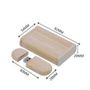 The Woodwright | Custom-Engraved Wooden USB Drive Set