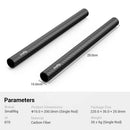 The Rig Spine | SmallRig 15mm Carbon Fiber Rods, 4 to 12 Inches, Pair
