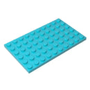 高砖 10个 MOC 板 6 x 10 兼容 3033 拼装颗粒积木零件 DIY积木块科技零件玩具