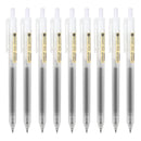 4Pcs Retractable Gel Pens Set Black/red/blue Ballpoint for writing 0.5mm refills Office accessories school supplies Stationery