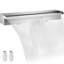 The Cascade Architect | Stainless Steel Waterfall Spillway for Pool & Garden Landscapes