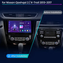 Junsun V1 AI Voice Wireless CarPlay Android Auto Radio for Nissan Qashqai J11 X-Trail 3 T32 2013-2017 4G Car Multimedia GPS 2din