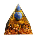 Natural Stone Crystal Orgonite Pyramid Healing Stone Chakra Reiki Home Office Decoration Gift Outdoor Garden Party Decor