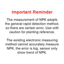 Measuring and Logging Soil Moisture Temperature Humidity EC PH NPK Sensor with HMI touch screen