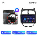 Junsun V1 Wireless CarPlay AndroidAuto Radio For Peugeot 206 206CC 206SW 2001-2008 4G Car Intelligent Systems 2Din Autoradio GPS