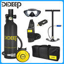 The Abyss Companion | 1L Portable Mini Scuba Diving System with Hand Pump