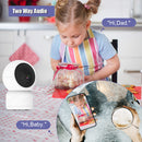 Camdepot 3MP IP 摄像头，支持 Onvif，适用于 NVR 区域报警 2.4Ghz WiFi 摄像头 AI 跟踪人形检测 双向音频 PTZ 婴儿监视器 ICSEE