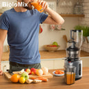 The Yield Architect | BioloMix 200W Cold Press Juicer 75mm Wide Chute Slow Masticating