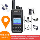 Retevis RT3S DMR数字对讲机业余无线电台对讲机专业业余双向无线电VHF UHF GPS APRS 5W