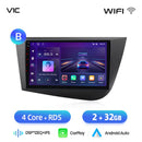 Junsun安卓无线CarPlay车载收音机，适用于西亚特Leon MK2 2005-2012，车载智能系统DSP SWC RDS GPS FM BT