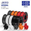 JAYO PLA PLA PLUS ABS PETG SILK Filament 1.75MM 10 Rolls / Set Refills Non-toxic PLA Meta 3D Printer Filament DIY Gift