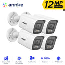 ANNKE C1200 智能双光 12MP 超高清 PoE IP 摄像机 内置麦克风 监控安防摄像头 彩色红外夜视 IP67