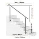 The Anchorage | Stainless Steel Outdoor Transitional Handrail System