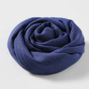 Solid Color Cotton Linen Scarf for Women Lady Literature Anti-sunburn Long Tassel Scarves Autumn Soft Gauze Wrap Shawls New