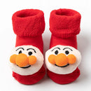 Kids Christmas Socks Children's Socks Girls Boys Non-slip Print Cotton Toddler Baby Socks Newborns Infant Short Socks Clothing