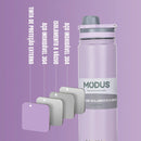 MODUS 翻盖水壶，不锈钢双层真空户外运动水杯，750毫升