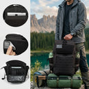 45L Tactical Backpack For Men With MOLLE Webbing System Outdoor Survival Gym Fitness Hiking Camping Backpack Dual Cup Holders Large Capacity Rucksack For Wilderness Trip Travel Daily Work Commute Outdoor Camping Activities Ge